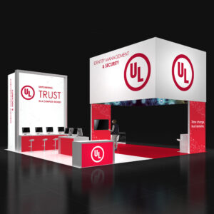 Stunningly creative 30x30 Modular Trade Show Booth Las Vegas to get noticed