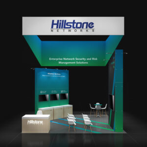 Avant-garde 20x20 trade show rental booth for Las Vegas shows