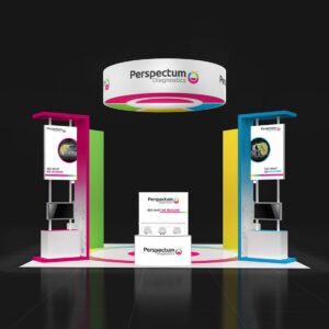 Overwhelm your audience with ultra-modern 30x30 trade show booth rentals Las Vegas